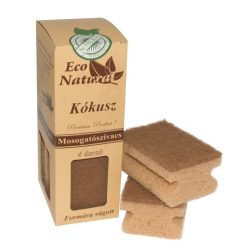 ECO Natural „Kókusz” mosogatószivacs formázott 4db