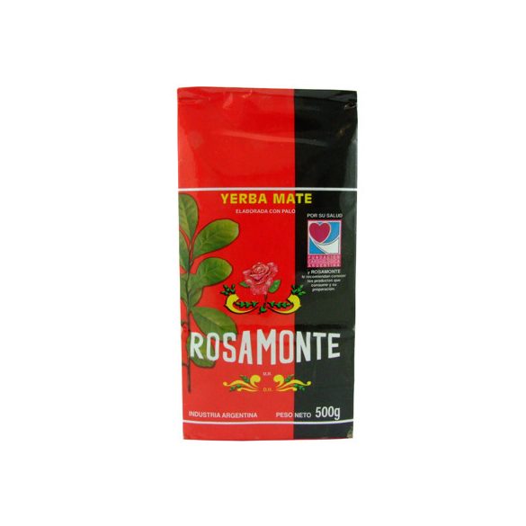 Mate tea Rosamonte Elaborada con palo, 500g