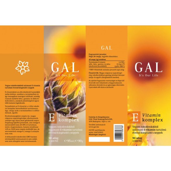 GAL E-vitamin komplex 90 adag