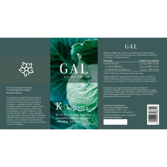 GAL K-komplex vitamin 30 adag