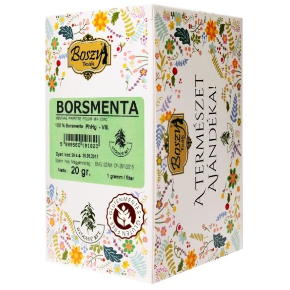 Gyógyfű Boszy BORSMENTA tea 20db filter  